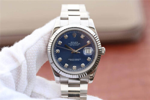 Rolex Datejust M126334-0015 EW Factory Blue Dial Replica Watch