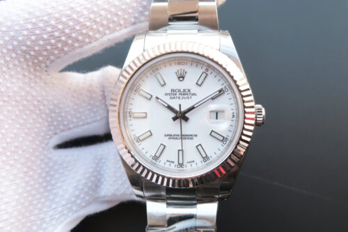 Rolex Datejust M126334-0009 EW Factory White Dial Replica Watch