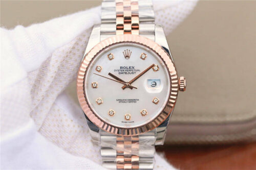 Rolex Datejust M126331-0014 EW Factory White Mother-Of-Pearl Dial Replica Watch