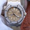 Audemars Piguet Royal Oak Offshore 15710ST.OO.A085CA.01 JF Factory Beige Dial Replica Watch