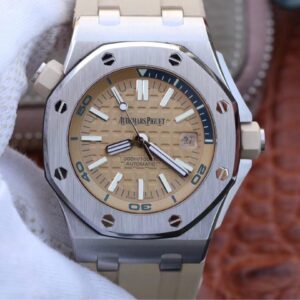 Audemars Piguet Royal Oak Offshore 15710ST.OO.A085CA.01 JF Factory Beige Dial Replica Watch