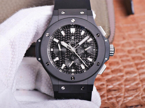 Hublot Big Bang 301.QX.1724.RX V6 Factory Carbon Fiber Black Dial Replica Watch