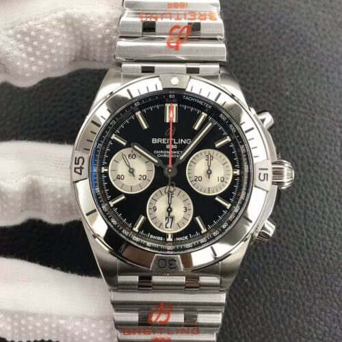 Breitling Chronomat AB0134101B1A1 GF Factory Black Dial Replica Watch
