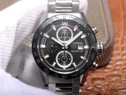 TAG Heuer Carrera CAR201Z.BA0714 XF Factory Black Dial Replica Watch