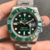 Rolex Submariner 116610LV 40MM ZZ Factory V2S Green Dial Replica Watch