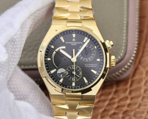 Vacheron Constantin Overseas 49150 TWA Factory Black Dial Replica Watch