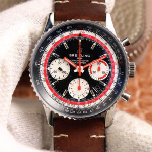 Breitling Navitimer 1 B01 Chronograph 43 Swissair Edition AB01211B1B1X1 V9 Factory Black Dial Replica Watch