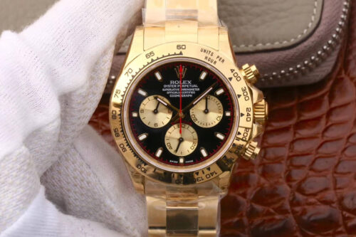 Rolex Daytona Cosmograph M116508-0009 JH Factory Black Dial Replica Watch