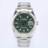 Rolex Datejust M126200-0020 EW Factory Olive Green Palm Leaf Pattern Dial Replica Watch