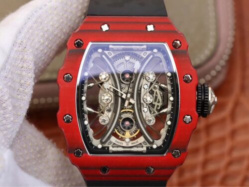 Richard Mille RM53-01 KV Factory TPT Carbon Fiber Black Strap Replica Watch