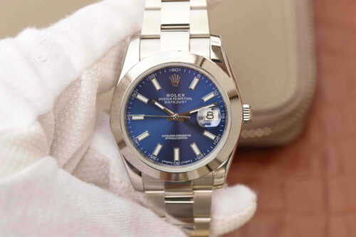 Rolex Datejust M126300-0001 EW Factory Blue Dial Replica Watch