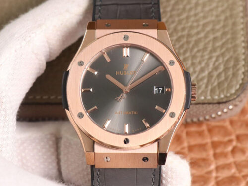 Hublot Classic Fusion 511.OX.7081.LR WWF Factory Rose Gold Dark Gray Dial Replica Watch