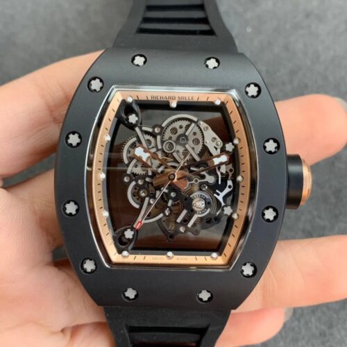 Richard Mille RM055 KV Factory V2 Black Ceramic Replica Watch