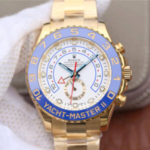 Rolex Yacht-Master II M116688-0002 JF Factory White Dial Replica Watch