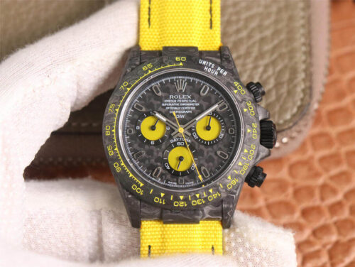 Rolex Daytona Diw Retrofit Version WWF Factory Carbon Fiber Pattern Replica Watch