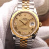 Rolex Datejust 126233 EW Factory Diamond Gold Dial Replica Watch