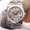 Rolex Datejust M126234-0029 EW Factory Diamond Silver Dial Replica Watch