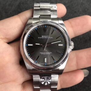 Rolex Oyster Perpetual 114300 39MM AR Factory Grey Dial Replica Watch