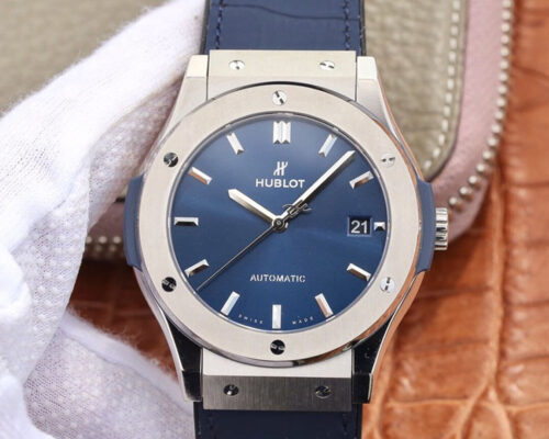 Hublot Classic Fusion 511.NX.7170.LR WWF Factory Blue Dial Replica Watch