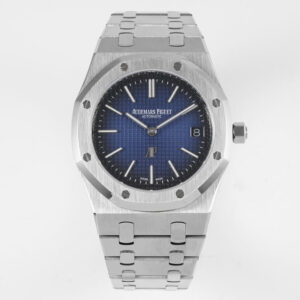 Audemars Piguet Royal Oak 15202IP.OO.1240IP.01 KZ Factory Smoky Blue Dial Replica Watch