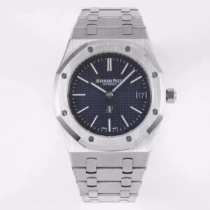 Audemars Piguet Royal Oak 15202ST.OO.1240ST.01 KZ Factory Blue Dial Replica Watch