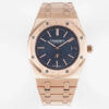 Audemars Piguet Royal Oak 15202OR.OO.1240OR.01 KZ Factory Rose Gold Blue Dial Replica Watch