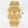 Audemars Piguet Royal Oak 15202BA.OO.1240BA.02 KZ Factory Gold Dial Replica Watch