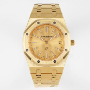 Audemars Piguet Royal Oak 15202BA.OO.1240BA.02 KZ Factory Gold Dial Replica Watch