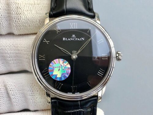Blancpain Villeret 6551-1127-55B ZF Factory Black Dial Replica Watch