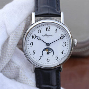 Breguet Classique Moonphase 9087BB/29/964 TW Factory White Dial Replica Watch