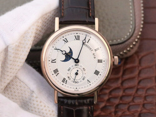 Breguet Classique Moonphase 4396 Rose Gold Replica Watch