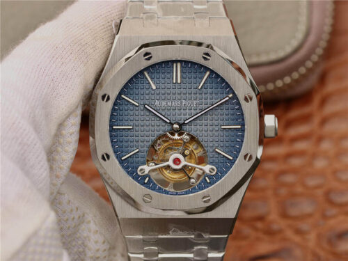 Audemars Piguet Royal Oak Tourbillon Extra Thin 26510IP.OO.1220IP.01 R8 Factory Blue Gradient Dial Replica Watch