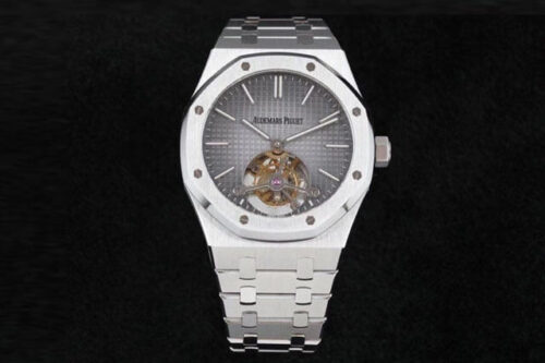 Audemars Piguet Royal Oak Tourbillon Extra Thin 26510PT.OO.1220PT.01 R8 Factory Dark Grey Dial Replica Watch