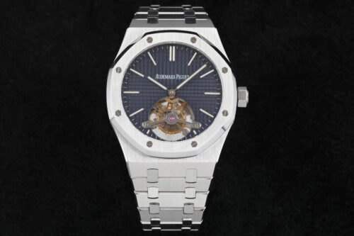 Audemars Piguet Royal Oak Tourbillon Extra Thin 26510ST.OO.1220ST.01 R8 Factory Blue Dial Replica Watch