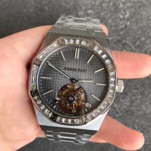 Audemars Piguet Royal Oak Tourbillon Extra Thin 26516PT.ZZ.1220PT.01 R8 Factory Grey Dial Replica Watch