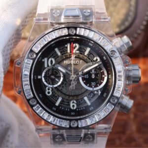 Hublot Big Bang 411.JX.4802.RT Diamond Bezel Hollow Dial Replica Watch