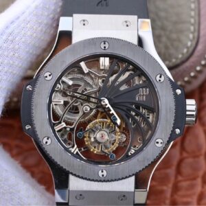 Hublot Big Bang Hollow Tourbillon Ceramic Bezel Skeleton Dial Replica Watch