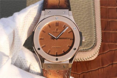 Hublot Classic Fusion Berluti Scritto 511.OX.0500.VR.BER16 TW Factory Tobacco Dial Replica Watch
