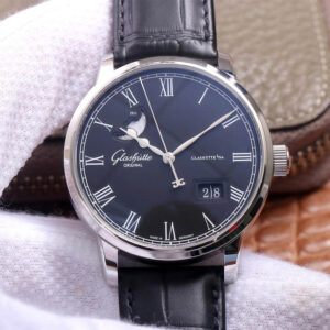Glashutte Senator Excellence Large Calendar Moon Phase 1-36-04 V9 Factory Blue Dial Replica Watch