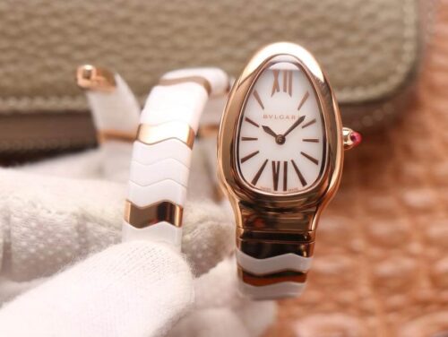 Bvlgari Serpenti BV Factory Ceramic White Dial Replica Watch