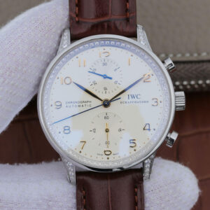 IWC Portugieser IW371440 ZF Factory V2 Stainless Steel Diamond Replica Watch