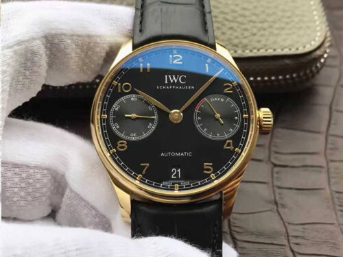 IWC Portugieser IW500101 ZF Factory Black Dial Replica Watch