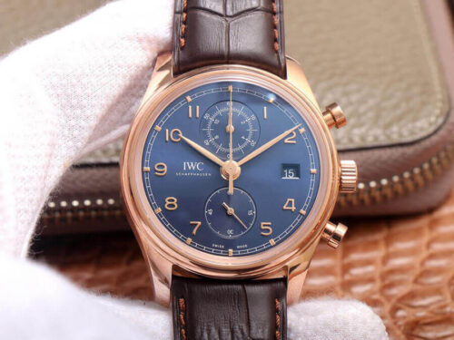 IWC Portugieser IW390305 ZF Factory Rose Gold Case Replica Watch