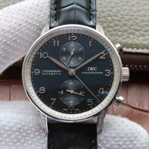 IWC Portugieser IW371440 ZF Factory V2 Diamond Bezel Replica Watch