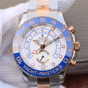 Rolex Yacht-Master M116681-0002 JF Factory White Dial Replica Watch