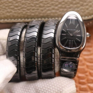 Bvlgari Serpenti BV Factory Black Ceramic Dial Replica Watch