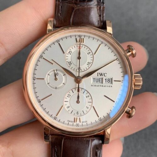 IWC Portofino IW391020 ZF Factory Rose Gold Case Replica Watch