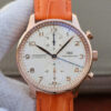 IWC Portuguese ZF Factory Orange Cowhide Strap Replica Watch