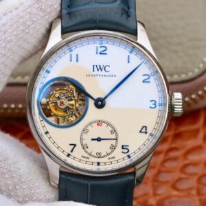 IWC Portuguese Tourbillon ZF Factory Stainless Steel White Dial Replica Watch