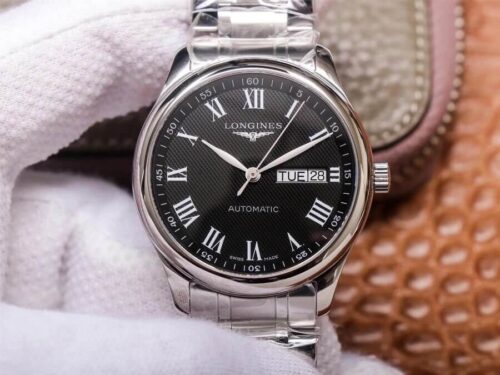 Longines Master Collection L2.755.4.51.6 KY factory Black Dial Replica Watch